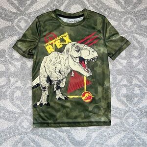 Jumping Beans Olive Dinosaur Tee